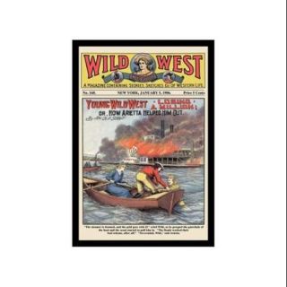 Wild West Weekly: Young Wild West   Losing A Million Print (Canvas 20x30)