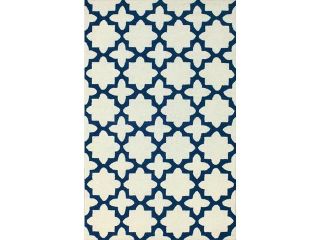 NuLoom MTVS36E 508 5 ft. x 8 ft. Terali Moroccan Trellis Ivory Hand Tufted Area Rug