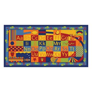 Learning Carpets Play Carpets Rectangular Indoor/Outdoor Educational Area Rug (Common: 3 x 6; Actual: 36 in W x 78 in L)