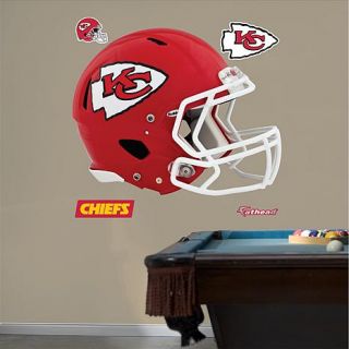 Officially Licensed NFL Team "Helmet" Wall Decals by Fathead   Chiefs   7601661