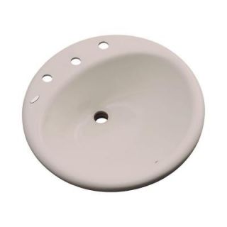 Thermocast Clarington Drop In Bathroom Sink in Fawn Beige 96809