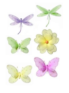 Butterflies, Dragonflies & Flowers Set of 8 by Heart to Heart
