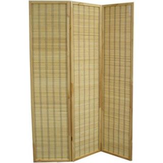 70.25" Serenity Bamboo 3 Panel Room Divider