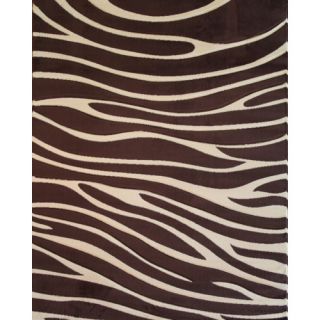 Melody Brown Zebra Animal Print Rug by Well Woven