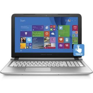 HP Natural Silver 15.6" Pavilion 15 AB010NR Laptop PC with AMD A10 8700P Quad Core Processor, 8GB Memory, Touchscreen, 750GB Hard Drive and Windows 8.1