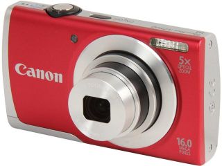 Canon PowerShot A2500 Silver 16 MP 28mm Wide Angle Digital Camera