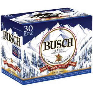 Busch Beer, 30 pk 12 fl. oz. Cans