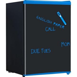 Keystone 2.6 cu. ft. Mini Refrigerator in Black with Blue Trim DISCONTINUED KSTRC26ABU