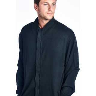 Mens Charcoal Big and Tall Full Zip Sweater   17739975  