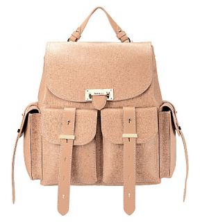 ASPINAL OF LONDON   Letterbox deer saffiano leather rucksack
