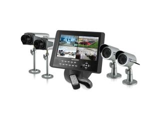 SecurityMan LCDDVR4 320 10.2" LCD Monitor with 4 CH DVR 2 in 1 System
