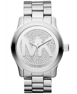 Michael Kors Womens Runway Stainless Steel Bracelet Watch 45mm MK5544