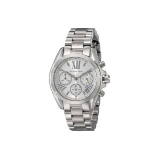 Michael Kors Womens Bradshaw Chronograph Silver Dial Stainless Steel