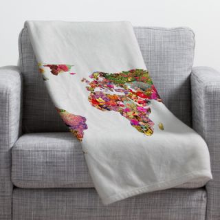Bianca Green Its Your World Throw Blanket by DENY Designs