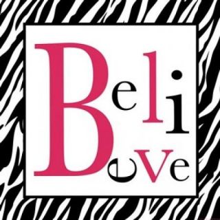 Believe Poster Print by Louise Carey (12 x 12)