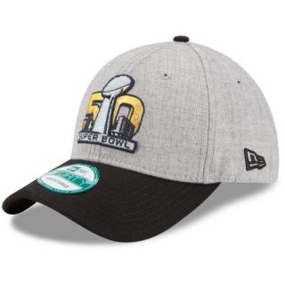 New Era Gray Super Bowl 50 The League 9FORTY Adjustable Hat