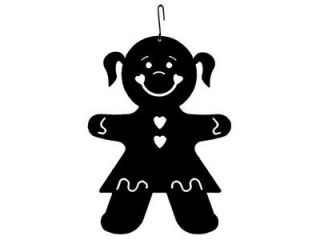 Village Wrought Iron HOS 254 Gingerbread Girl Silhouette Decoration
