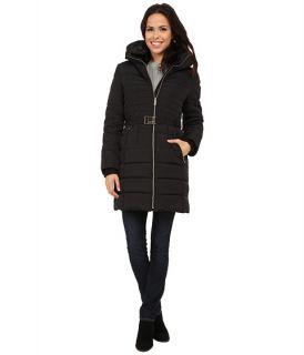 MICHAEL Michael Kors Belted Club Collar w/ Zip Out Hood