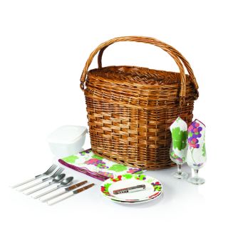 Willow Dome Picnic Basket (Service for 4)