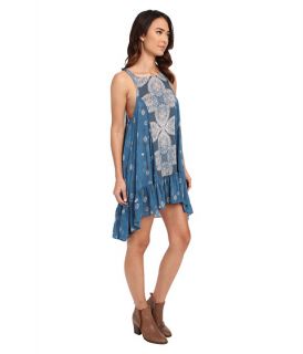 Free People Into You Sprinted Slip Teal Combo