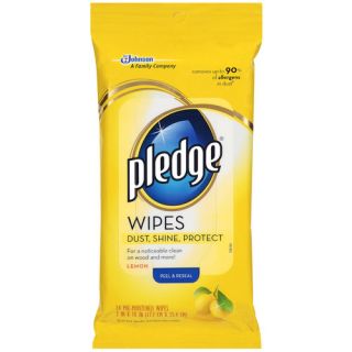 Pledge Lemon Wipes 24 count.