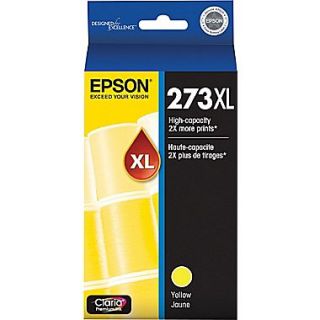 Epson 273XL Yellow Ink Cartridge (T273XL420 S), High Yield