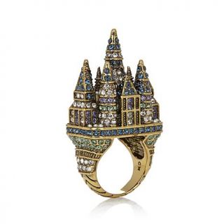 Heidi Daus "Enchanted Castle" Pavé Crystal Ring   7685557