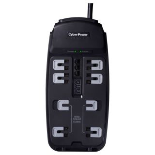 CyberPower CSP806T Professional 8 Outlets Surge Suppressor 6FT Cord a