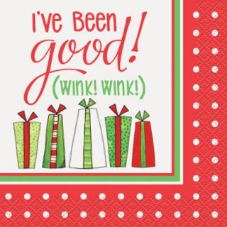 I've Been Good Christmas Cocktail Napkins, 16 Count