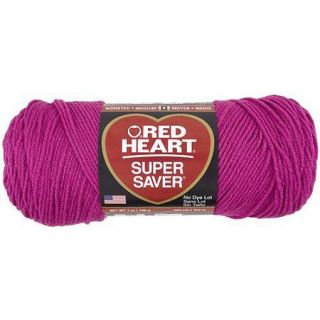 Red Heart Super Saver Yarn, Cherry Red