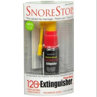 SnoreStop Extinguisher Throat Spray [120] 0.40 oz (Pack of 3)