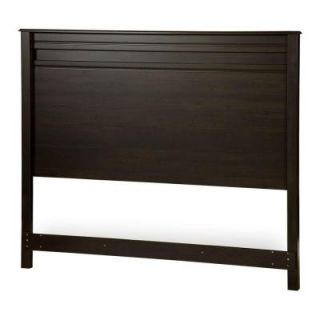 South Shore Furniture Gazelle Queen Size Headboard in Ebony Black DISCONTINUED 3477270