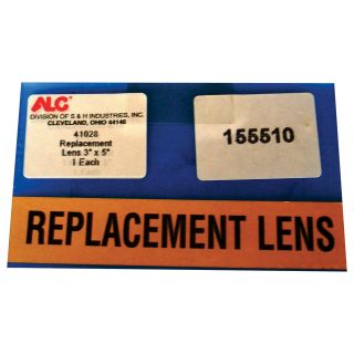 ALC 3in. x 5in. Replacement Lens — Model# 41028  Protective Blasting Gear