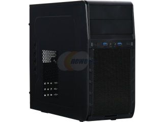 Open Box: SilverStone Precision Series CS PS12B Black High strength plastic and meshed front panel Computer Case Compatible with 1 x optional standard PS2(ATX) Power Supply