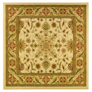 Safavieh Lyndhurst Ivory and Tan Square Indoor Machine Made Area Rug (Common: 8 x 8; Actual: 96 in W x 96 in L x 0.5 ft Dia)