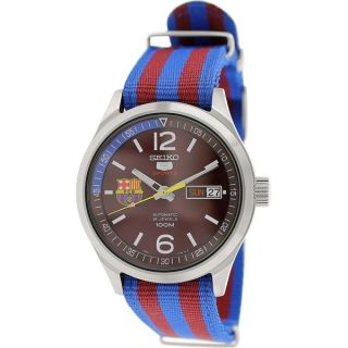 Seiko Mens 5 Automatic SRP305K Multicolor Cloth Automatic Watch