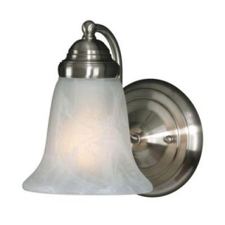 Yvette Collection 1 Light Pewter Wall Sconce 2221MPPWMBL