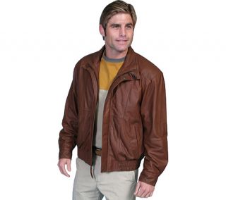 Mens Scully Featherlite Leather Jacket w/ Double Collar 48