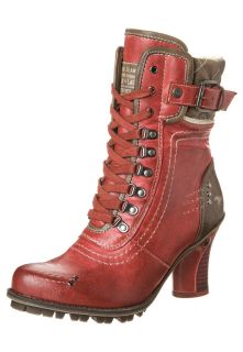 Mustang Lace up boots   rot