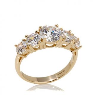 3.06ct Absolute™ 14K Round Cut 5 Stone Ring   7890902