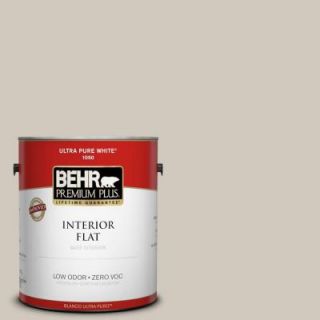 BEHR Premium Plus 1 gal. #PPF 21 Porch Swing Beige Zero VOC Flat Interior Paint 140001