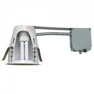 Elco Lighting EL99RPL Recessed Lighting Can, 4" Compact Fluorescent 13W 1 Lamp Housing   for Remodel