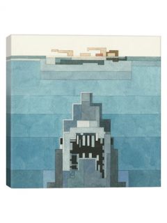 Jaws by Adam Lister (Canvas) by iCanvas