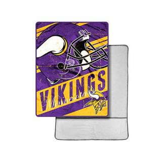 Officially Licensed NFL Foot Pocket 46" x 60" Throw   Vikings   7767280