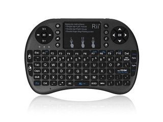 Rii i8+ Touchpad Mouse 15 Meters Wireless 2.4G Mini Keyboard for PC Pad Andriod TV Box PS3 HTPC/IPTV Notebook Smart TV