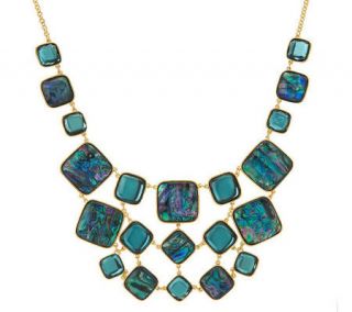 Joan Rivers Prism of Color 18 Inch Bib Necklace w/ 3 Extender —