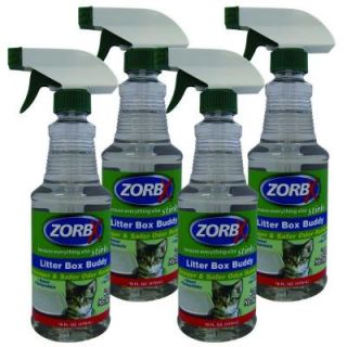 Zorbx 16 oz. Unscented Odor Remover (4 Pack) 1130 4