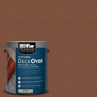 BEHR Premium Textured DeckOver 1 gal. #SC 142 Cappuccino Wood and Concrete Coating 500501