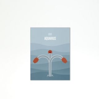 Aquarius Graphic Art by Americanflat
