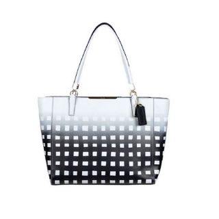 Coach Madison Leather Gingham Tote   16793219   Shopping